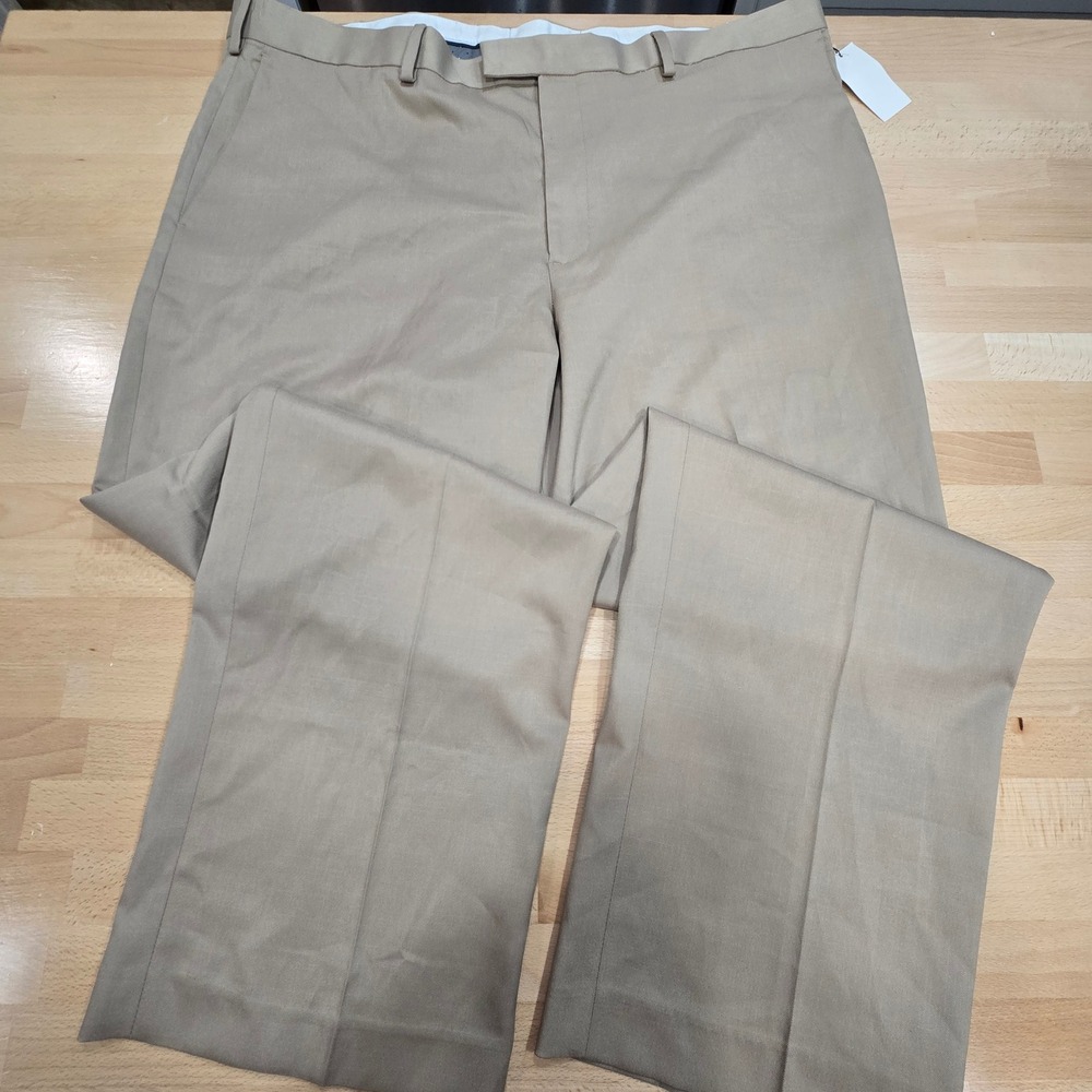 Perry Ellis Portfolio Mens Chino Pants 42x32 Travel Luxe Stretch Non Iron NWT